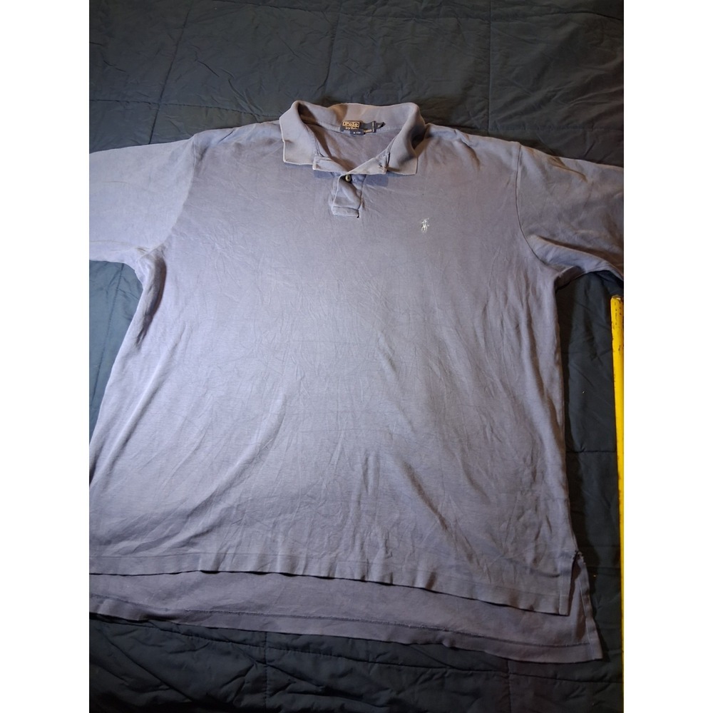 Polo Ralph Lauren Light Purple XL Men's Short Sleeve Polo Shirt Button Logo